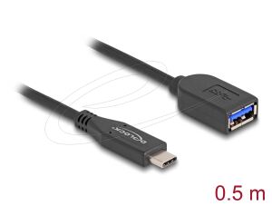 DELOCK USB 10 Gbps Kabel USB Type-C Stecker zu Typ-A Buchse