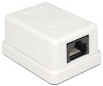 DELOCK Netzwerk Dose RJ45 Buchse Cat6 ungeschirmt