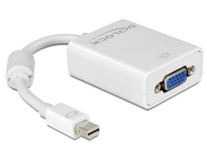 DeLOCK Adapter mini Displayport / VGA FM 0,18 m VGA (D-Sub) Weiß
