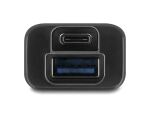 DELOCK 4 Port USB Hub 5 Gbps mit USB-A/C transparentes Gehäu
