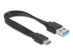 DELOCK 4 Port USB Hub 5 Gbps mit USB-A/C transparentes Gehäu