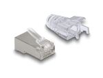 DELOCK RJ45 Modularer St Cat.6 u. Knickschutzthülle 50er Set