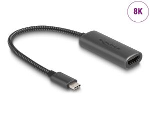 DELOCK USB Type-C Adapter zu HDMI 8K HDR Funktion Aluminium