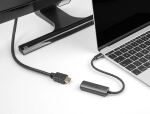DELOCK USB Type-C Adapter zu HDMI 8K HDR Funktion Aluminium