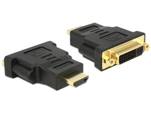 DeLOCK 65467 Kabeladapter HDMI DVI 24+5 Schwarz