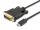 Equip USB Typ C auf DVI-D-Dual-Link Kabel Stecker auf Stecker, 1.8m
