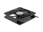 DELOCK Axiallüfter 5 V DC, 120 x 120 x 25 mm schwarz
