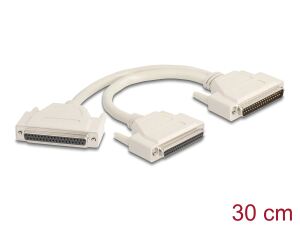 DELOCK Adapter Y-Kab Spi D-Sub 37 Pin St.zu 2d-sub27pin 30Cm