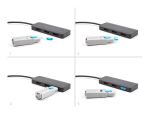 DELOCK HDMI Port Blocker Set für HDMI Buchse 4 Stück