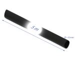 DELOCK Schrumpfschlauch 5 m x 8 mm schwarz