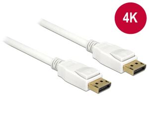 DeLOCK 2m, 2xDisplayPort DisplayPort Weiß