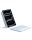Inateck KB04122 QWERTZ Bluetooth Blau