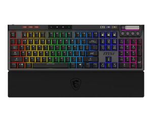 MSI STRIKE PRO WIRELESS Tastatur Gaming USB + Bluetooth QWERTY US Englisch Schwarz