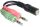 DeLOCK 65459 Audio-Kabel 0,012 m 3.5mm 2 x 3.5mm Schwarz