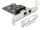 DELOCK PCI Express x1 Karte auf 2 x RJ45 Gigabit LAN RTL8111