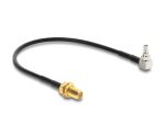 DELOCK HF Kabel SMA -> CRC-9 90° Bu/St 0.20m