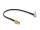 DELOCK HF Kabel SMA -> CRC-9 90° Bu/St 0.20m