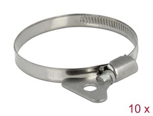 DELOCK Schlauchschelle, Flügelmutter 50-70mm 10 Stk. Metall