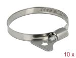 DELOCK Schlauchschelle, Flügelmutter 50-70mm 10 Stk. Metall