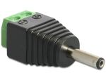 DeLOCK 65434 Kabeladapter DC 1.3 x 3.5 mm 2p Schwarz,...
