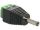 DeLOCK 65434 Kabeladapter DC 1.3 x 3.5 mm 2p Schwarz, Grün, Silber