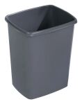 MAUL 9522487 Mülleimer 24 l Rechteckig Kunststoff, Polypropylen (PP) Dunkles Grau, Weiß