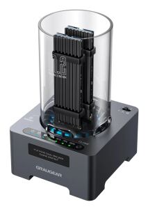 GRAUGEAR G-M2DK-CL-20G Speicherlaufwerk-Docking-Station USB 3.2 Gen 2x2 Type-C Schwarz