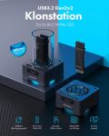 GRAUGEAR G-M2DK-CL-20G Speicherlaufwerk-Docking-Station USB 3.2 Gen 2x2 Type-C Schwarz