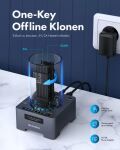 GRAUGEAR G-M2DK-CL-20G Speicherlaufwerk-Docking-Station USB 3.2 Gen 2x2 Type-C Schwarz