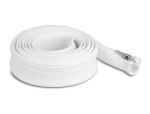 DELOCK Geflechtschlauch mit Reißverschluss 2 m x 30 mm weiß