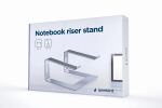 Gembird NBS-D1-01 laptop-ständer Aluminium, Silber 39,6 cm (15.6")