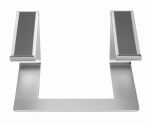 Gembird NBS-D1-01 laptop-ständer Aluminium, Silber 39,6 cm (15.6")