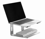 Gembird NBS-D1-01 laptop-ständer Aluminium, Silber 39,6 cm (15.6")