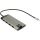 Inter-Tech GDC-802 Kabelgebunden USB 3.2 Gen 1 (3.1 Gen 1) Type-C Grau