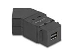 DELOCK Keystone Modul Mini DP Buchse zu DP Buchse schwarz