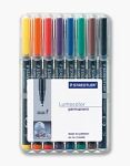 Staedtler 318 WP8 Permanent-Marker Schwarz, Blau, Braun,...