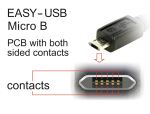 DeLOCK 84805 USB Kabel USB 2.0 0,2 m USB A Micro-USB B 0,48 Gbit/s Weiß