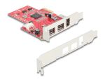 DELOCK PCI Express x1 Karte zu 2 x extern FireWire B