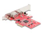 DELOCK PCI Express x1 Karte zu 2 x extern FireWire B