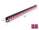 DELOCK 19 LWL Spleißbox 24 Port LC Duplex violett