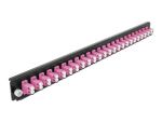 DELOCK 19 LWL Spleißbox 24 Port LC Duplex violett