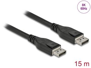 DELOCK Aktives DisplayPort Kabel 8K 60 Hz 15 m