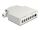DELOCK LWL Verteilerbox für Hutschiene 8 Port grau