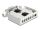 DELOCK LWL Verteilerbox für Hutschiene 8 Port grau