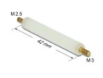 DeLOCK Abstandshalter M2.5 x M3, Sechskant, Außen /...