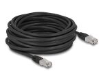 DELOCK RJ45 NWK Cat.6A S/FTP PE Outdoor 10 m schwarz