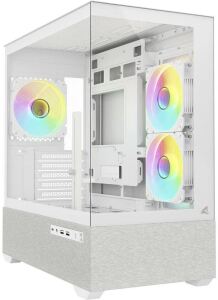 Sharkoon Gehäuse MK7 ARGB mATX 2xGlas weiß
