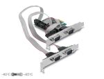 DELOCK PCI Express x1 Karte zu 4 x Seriell RS-232