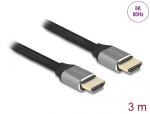 DELOCK Ultra High Speed HDMI Kabel 48 Gbps 8K 60 Hz grau 3m