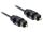 DeLOCK 1m Toslink Standard Audio-Kabel Schwarz